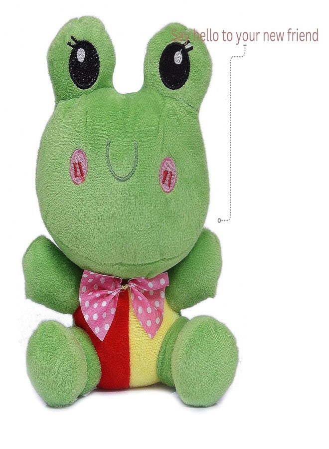 DearJoy Naughty Frog Soft Toy - Green, 25cm - Image 5